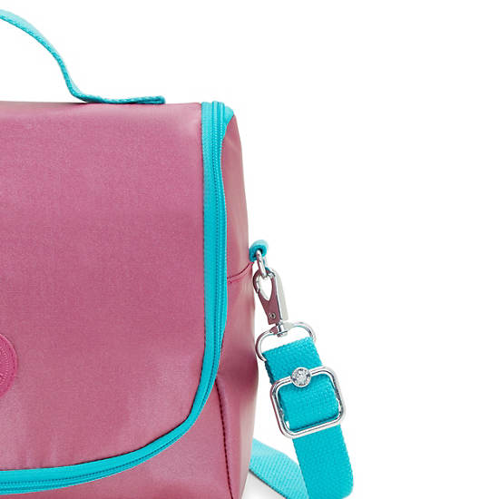 Sacs Kipling New Kichirou Metallic Lunch Bag Rose Beige | FR 1285DF